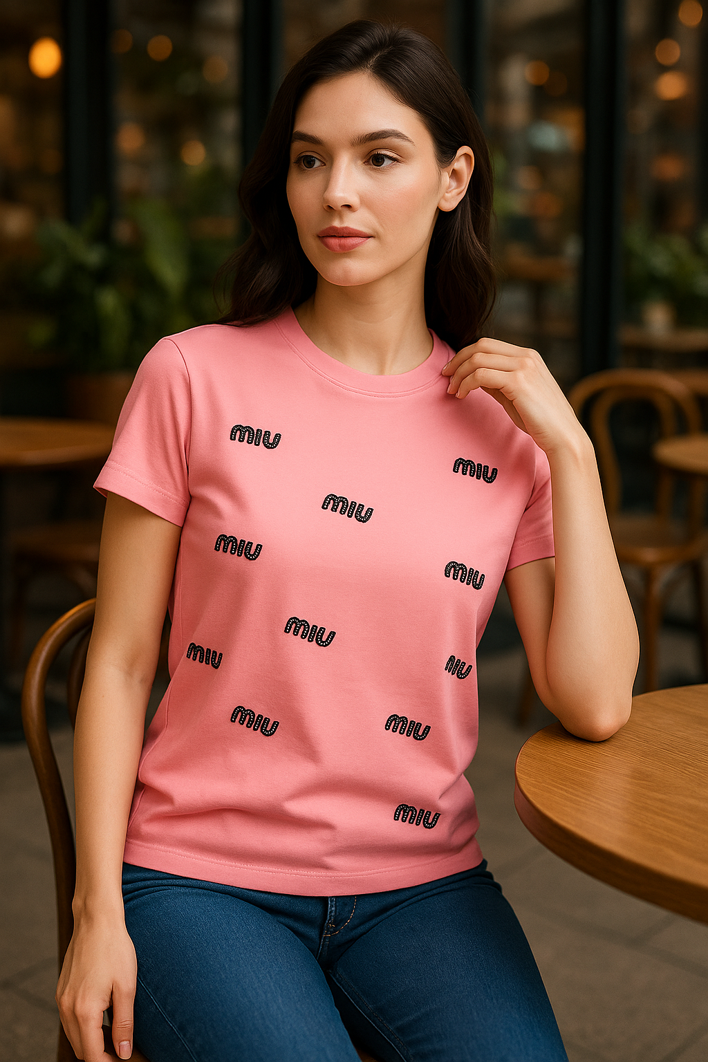 Logo Print Oversized T-Shirt | cotton fabric