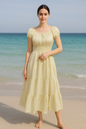 Breezy Bliss Smocked Maxi Dress – Summer Beachwear for Women | GlammebyTK