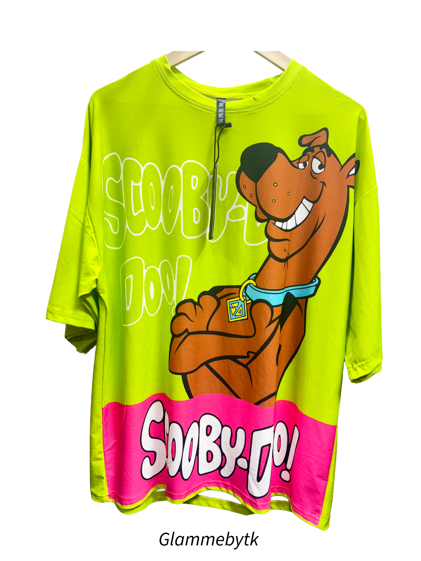 Oversized Scooby-Doo Graphic T-Shirt for Women & Girls – Trendy Cartoon Print |Imported Lycra Fabric