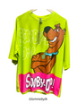 Oversized Scooby-Doo Graphic T-Shirt for Women & Girls – Trendy Cartoon Print |Imported Lycra Fabric