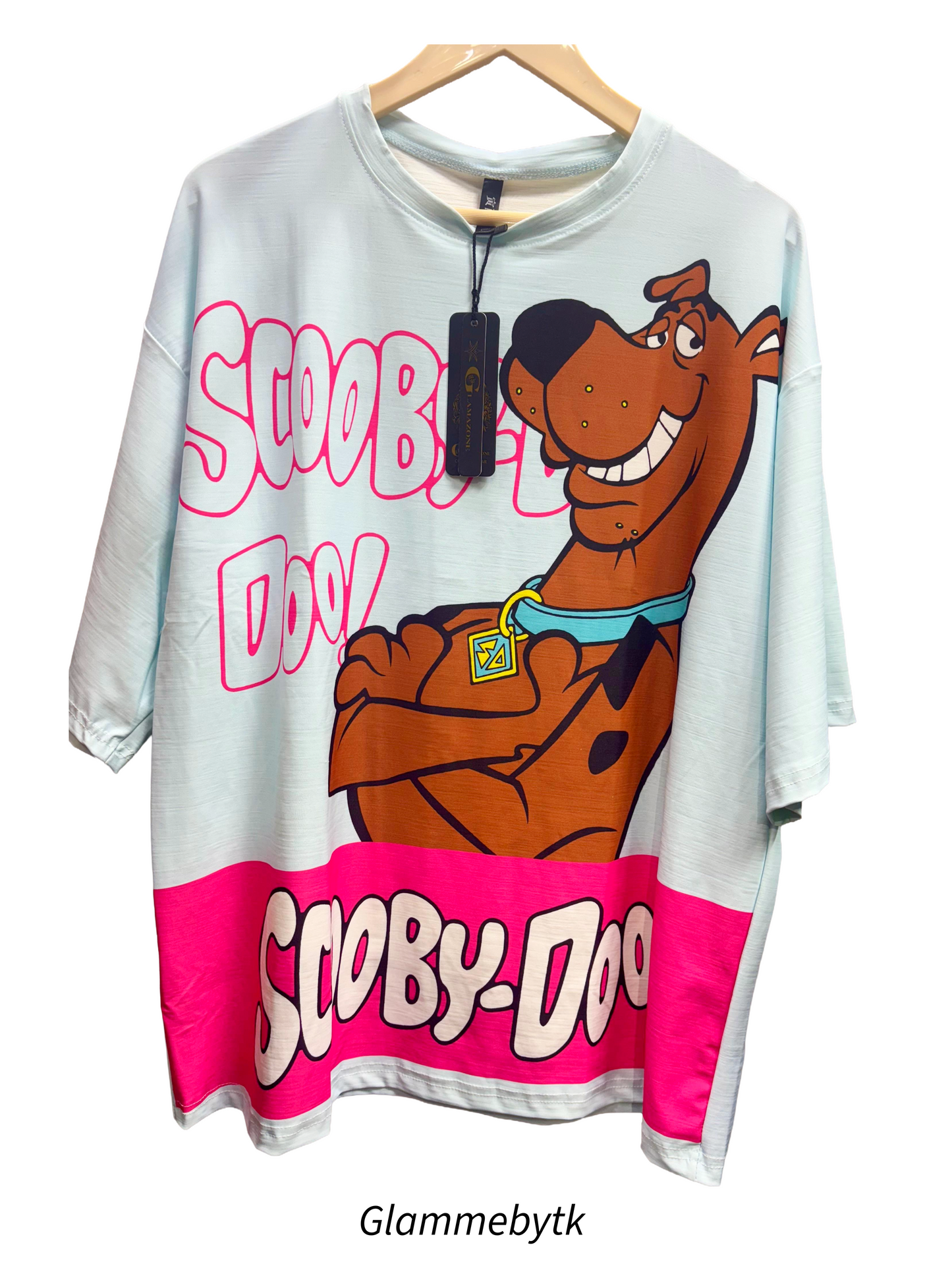 Oversized Scooby-Doo Graphic T-Shirt for Women & Girls – Trendy Cartoon Print |Imported Lycra Fabric